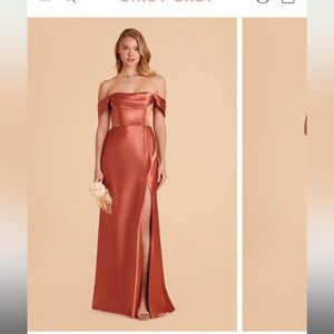 Birdy Grey MIA CONVERTIBLE DRESS
SHINY SATIN TERRACOTTA